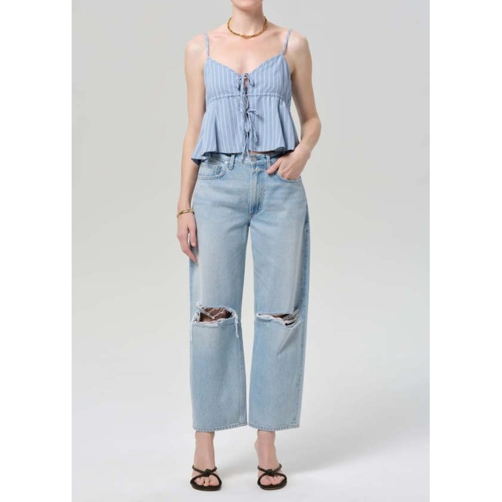 Citizens of Humanity NWT Miro Barrel Wide Leg Distressed Jeans Damaris- Size 29